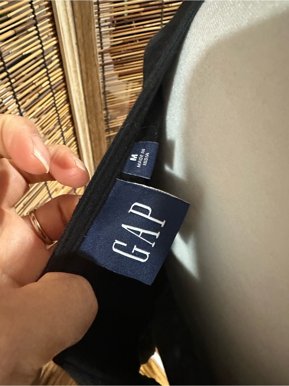 GAP Black Dress with Navy Label